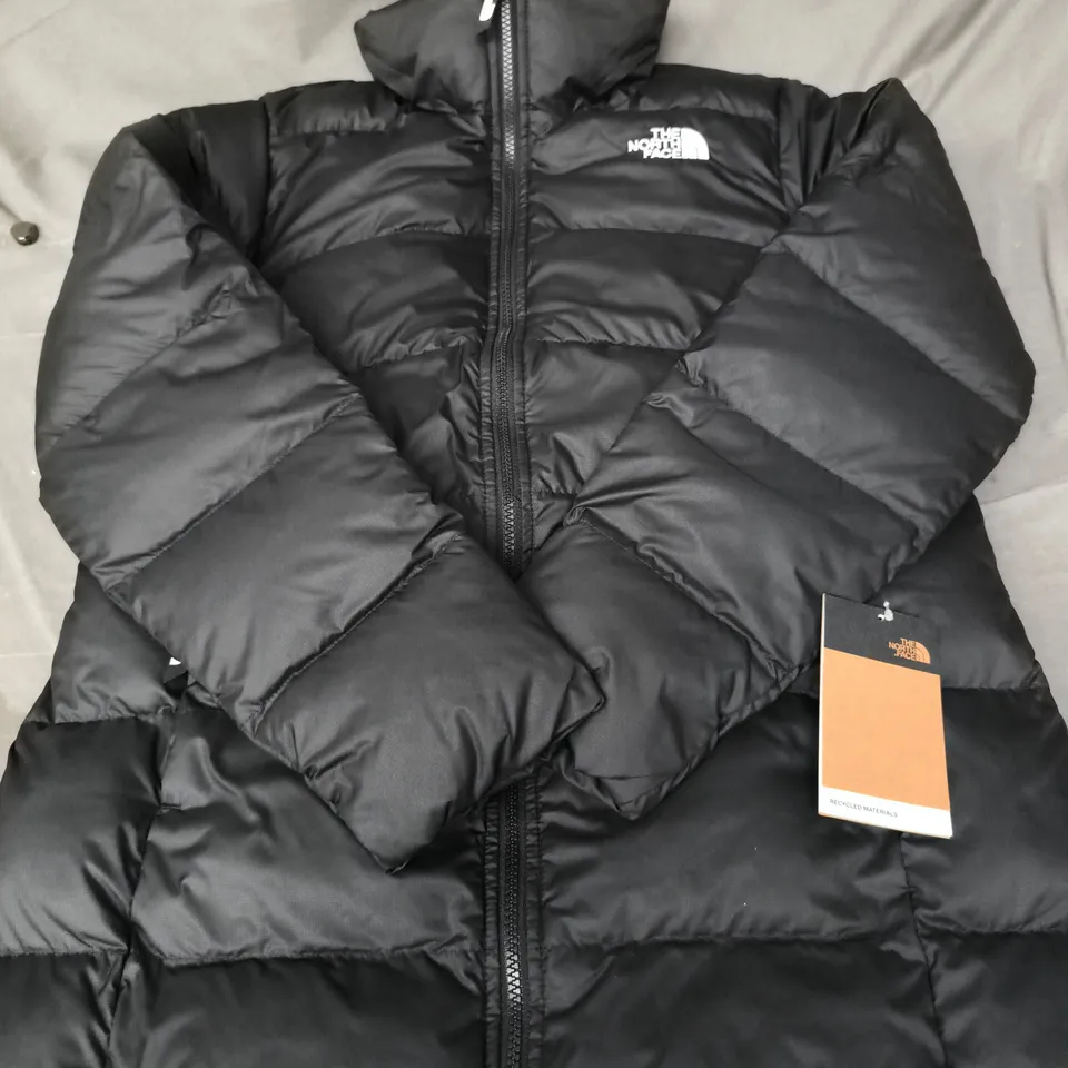 THE NORTH FACE BLACK QUILTED PUFFER JACKET – UK S 