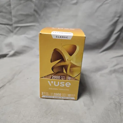 VUSE CLASSIC POD PACKS – GOLDEN TOBACCO (5 X PODS), NICOTINE E-CIGARETTES 18MG/ML