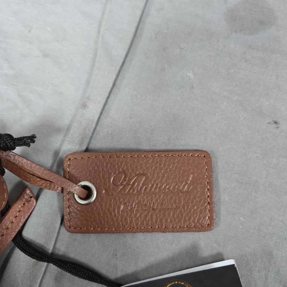 ASHWOOD LUXURY LEATHER CROSSBODY BAG – BROWN