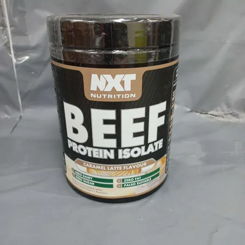 NXT NUTRITION BEEF PROTEIN ISOLATE POWDER CARAMEL LATTE FLAVOUR 540G
