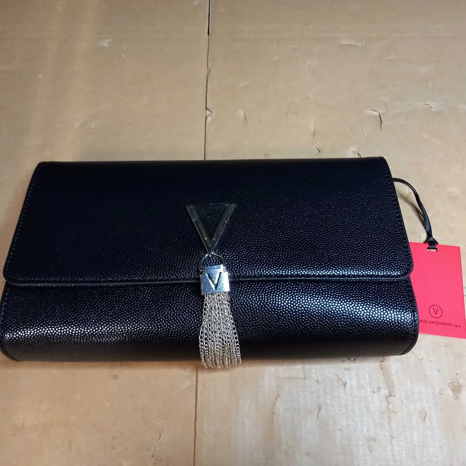 MARIO VALENTINO LEATHER CLUTCH BAG