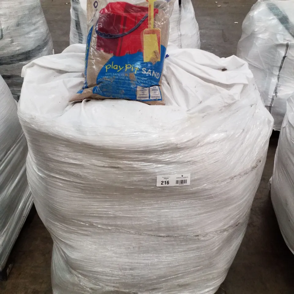 PALLET CONTAINING APPROXIMATELY 35 BAGS OF PLAY SAND