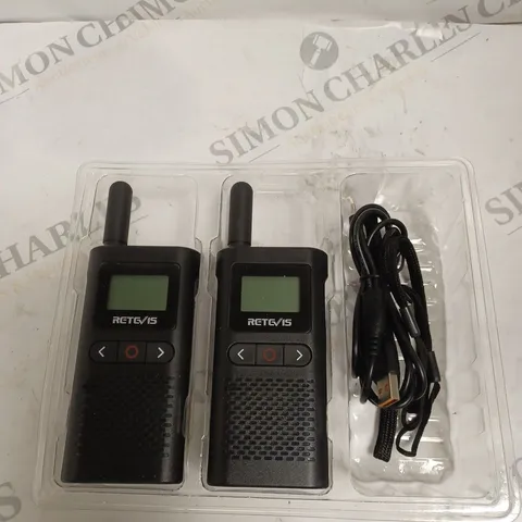 TWO REVEVIS RB628 WALKIE TALKIES