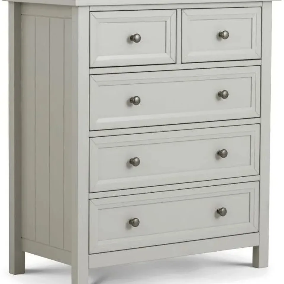 BOXED MAINE 3 & 2 DRAWER CHEST DOVE GREY