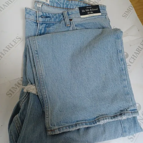 THE 90'S RELAXED FIT JEANS - SIZE 33 SHORT