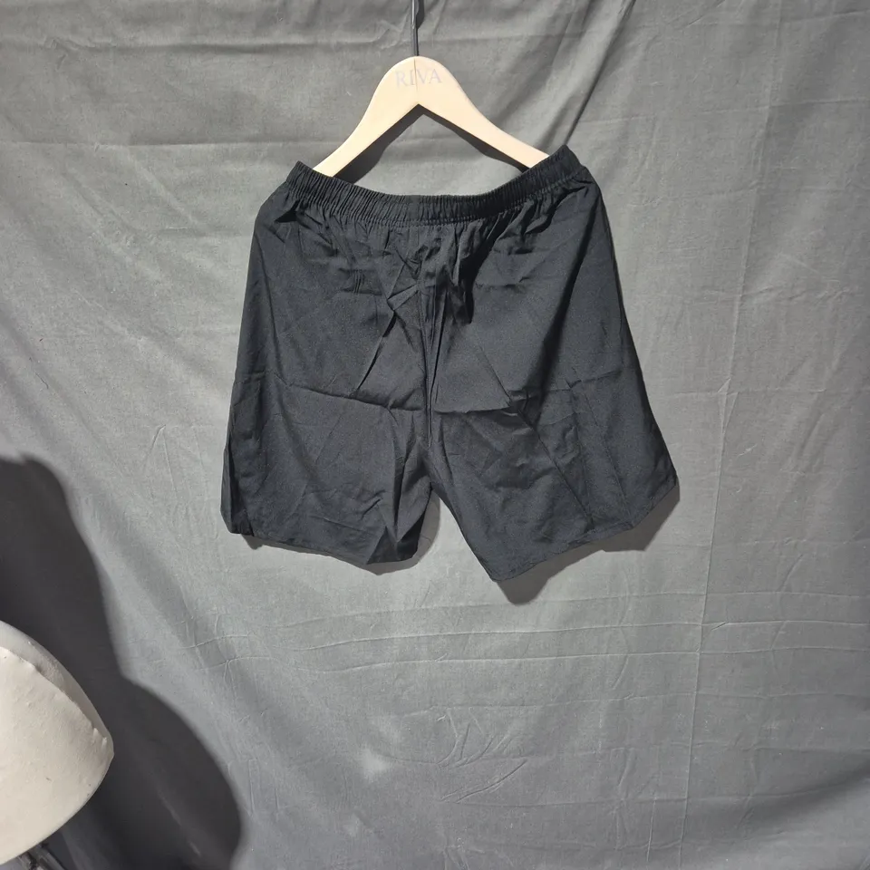 NIKE MEN'S BLACK TRAINING SHORTS, BREATHABLE DRI-FIT FABRIC, 3XL