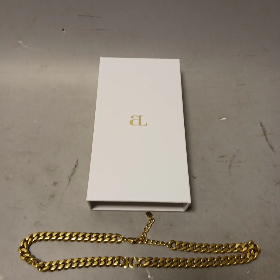 BOXED ABBOTTLYON JG GOLDEN NECKLACE 