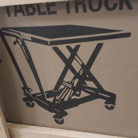 BOXED HYDRAULIC LIFT TABLE TRUCK