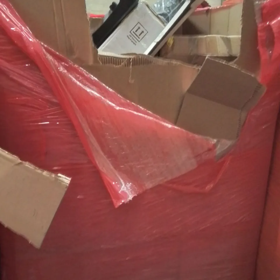 PALLET OF ASSORTED HOUSEHOLD GOODS AND PRODUCTS TO INCLUDE;CAT LITTER BOX,HALF STEP
