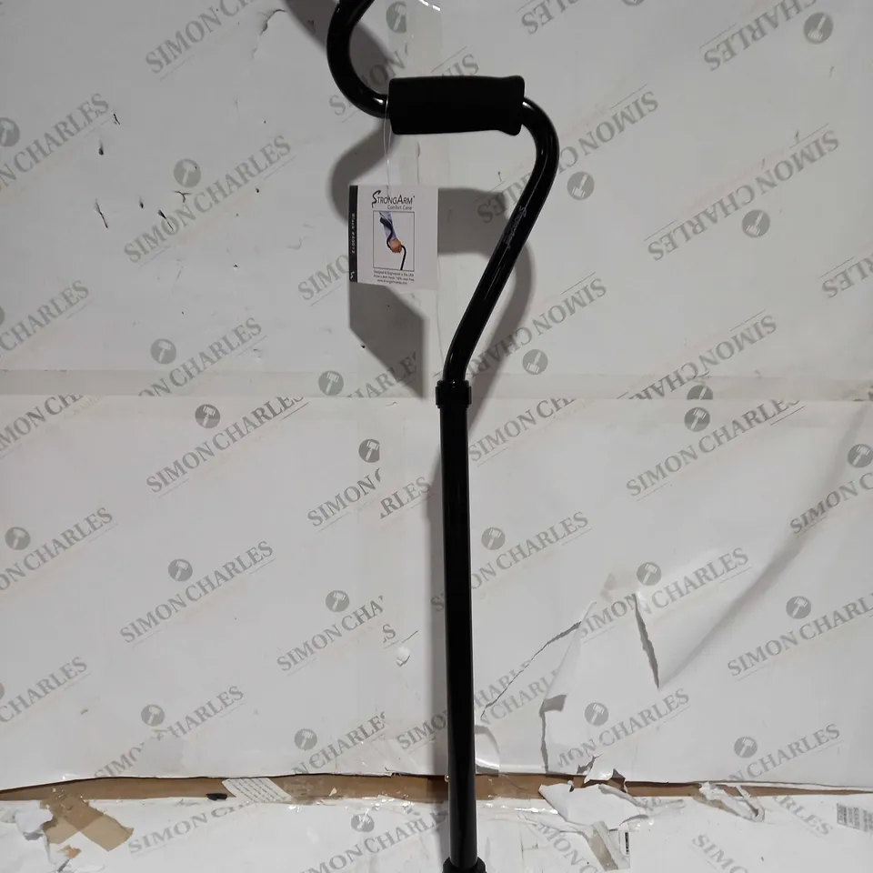 STRONG ARM COMFORT CANE WITH STANDING BASE 