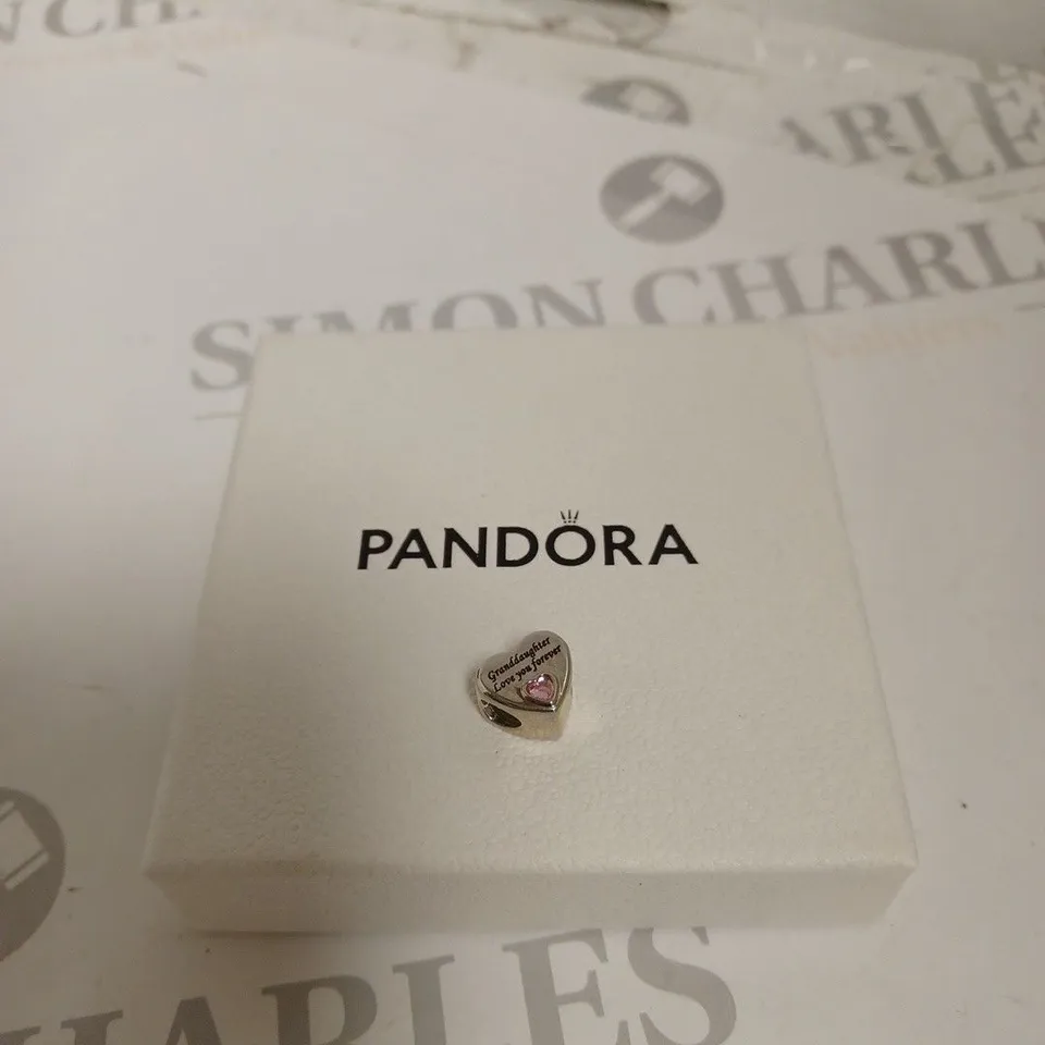 PANDORA GRANDDAUGHTER LOVE HEART CHARM 