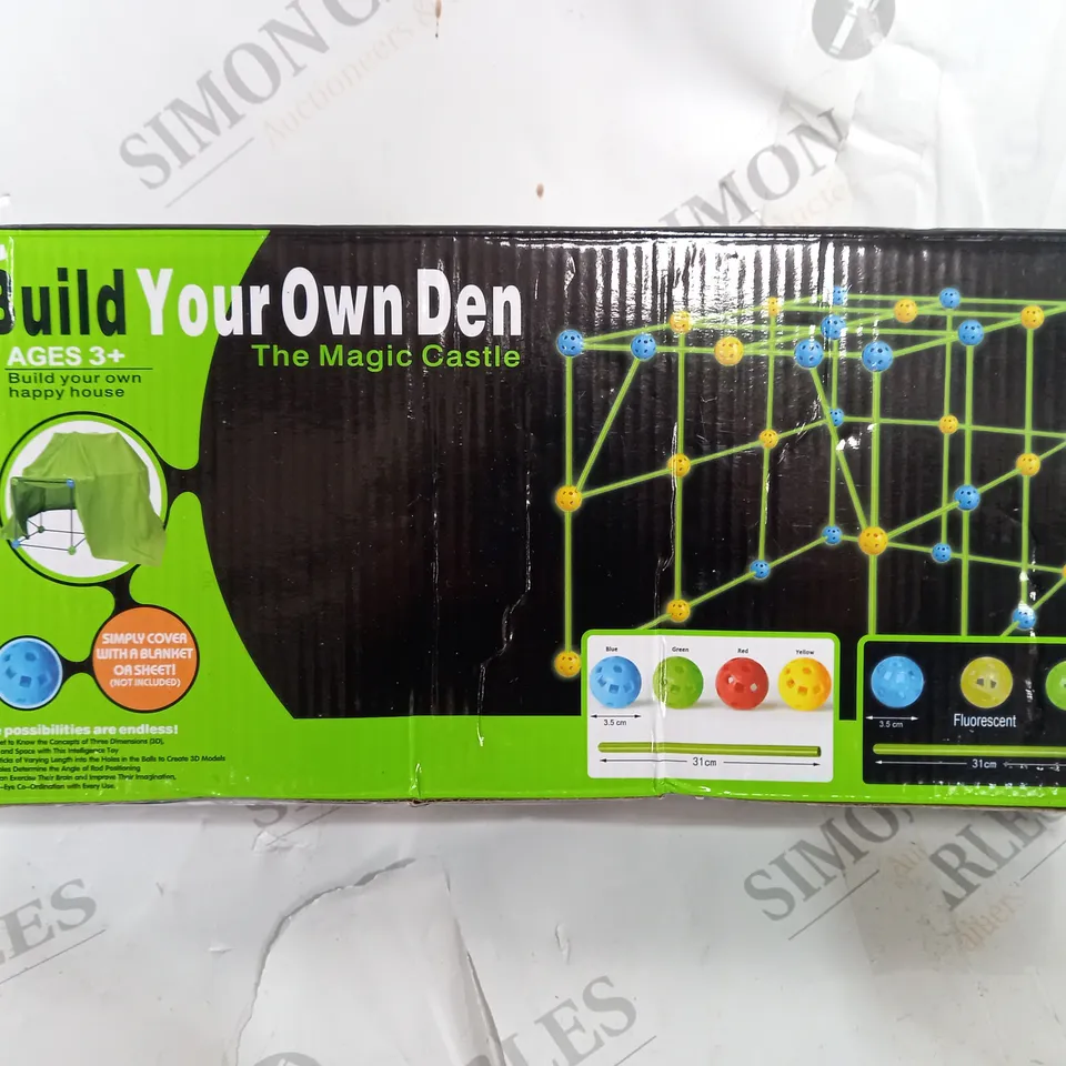 BOXED BUILD YOUR OWN DEN THE MAGIC CASTLE 