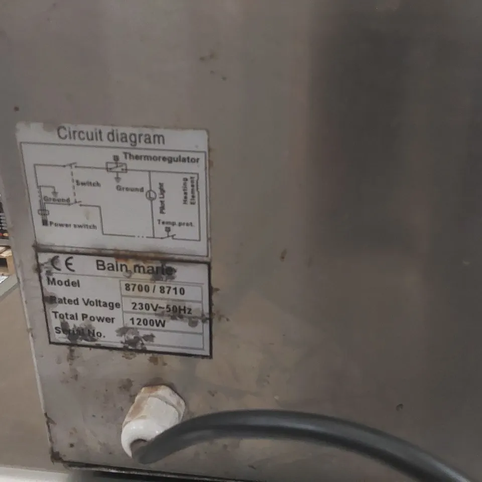 COMMERCIAL BAIN MARIE