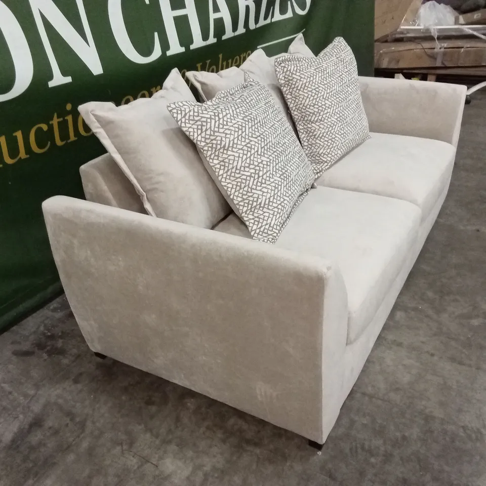 HAVANA FABRIC 3 SEATER SCATTERBACK SOFA - MINK RRP £599