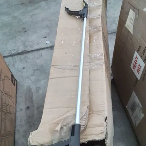 BOX CONTAINING LARGE AMOUNT OF LITTER PICKERS