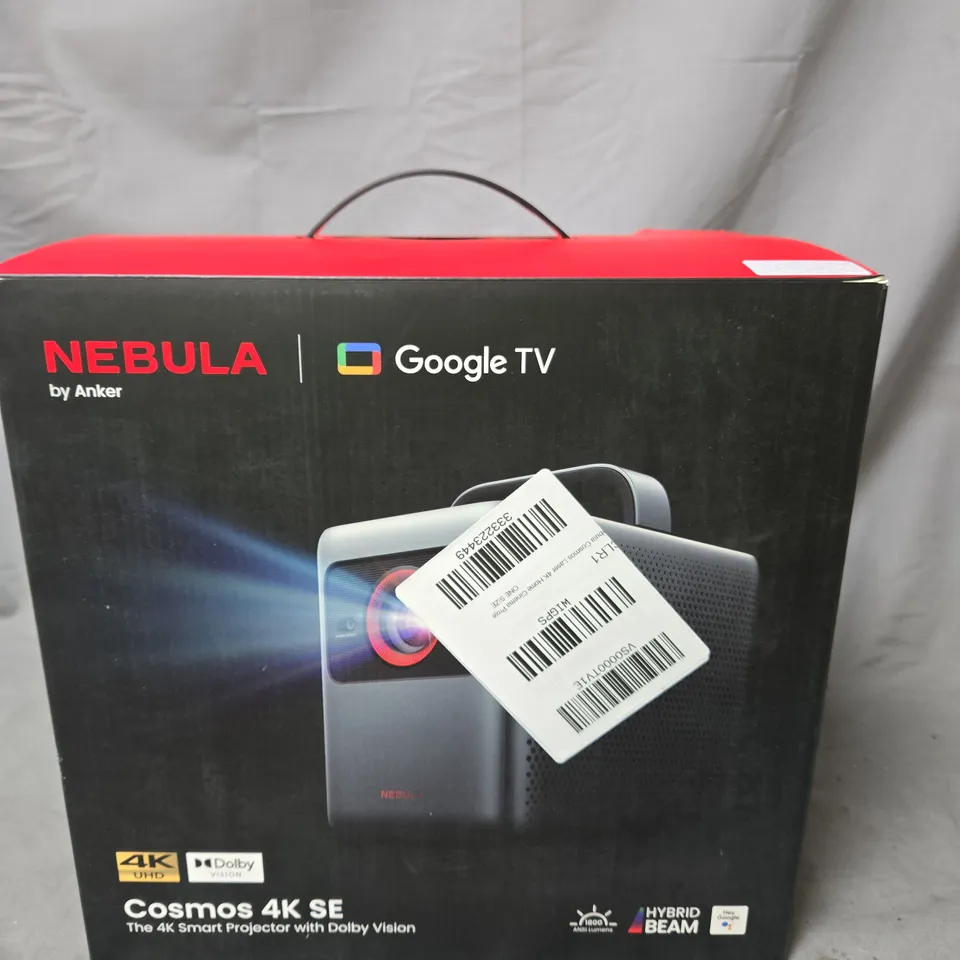 ANKER NEBULA COSMOS LASER 4K HOME CINEMA PROJECTOR, GOOGLE TV
