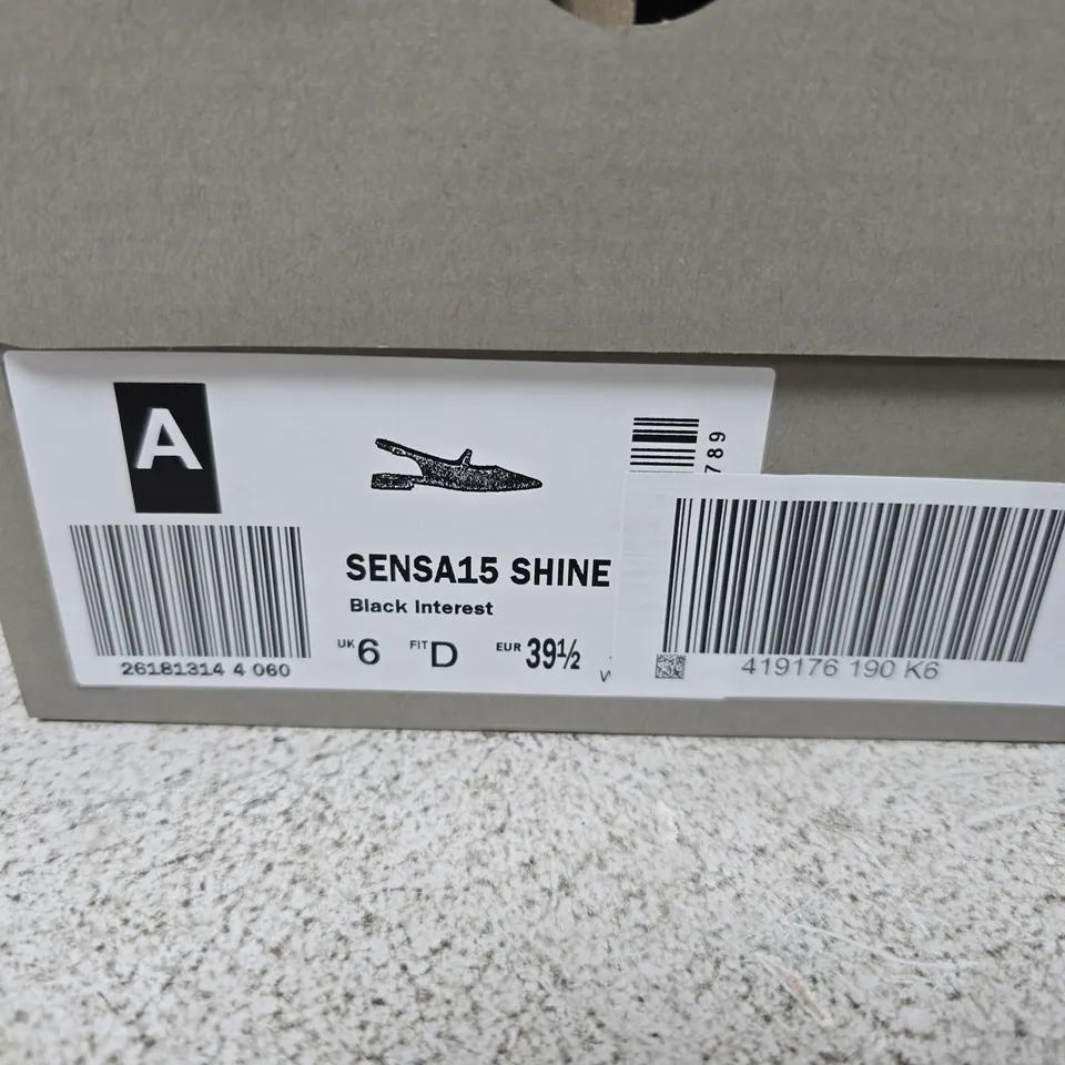 CLARKS SENSA15 SHINE WOMEN’S SHOES – BLACK, UK 6 (EU 39.5) – BOXED