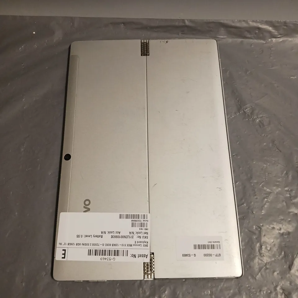 LENOVO MIIX 510 2.50GHZ 8GB 128GB 12'' WITH SMASHED SCREEN