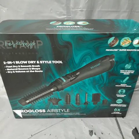 BOXED REVAMP PROGLOSS AIRSTYLE 2-IN-1 BLOW DRY AND STYLE TOOL