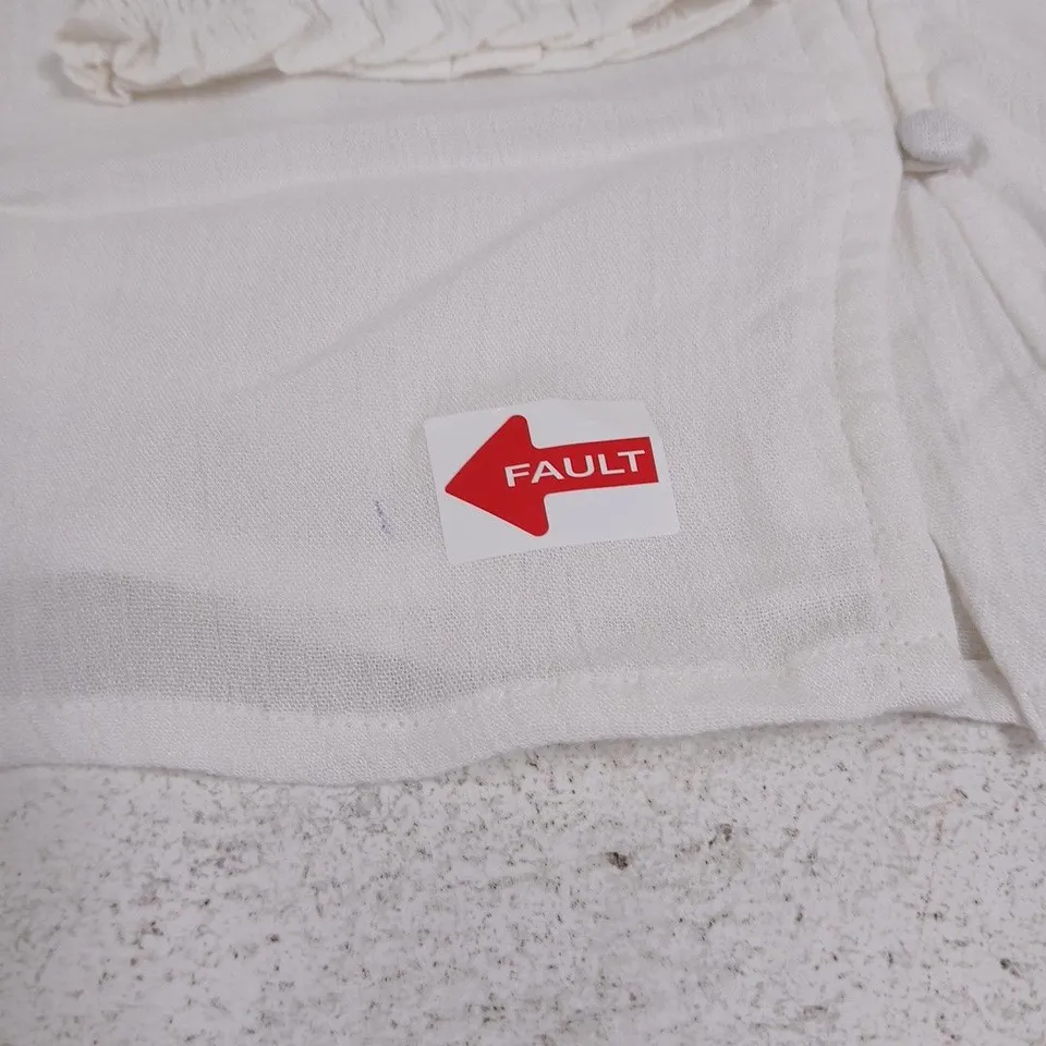 TOGETHER IVORY CRINKLE BLOUSE SIZE 26