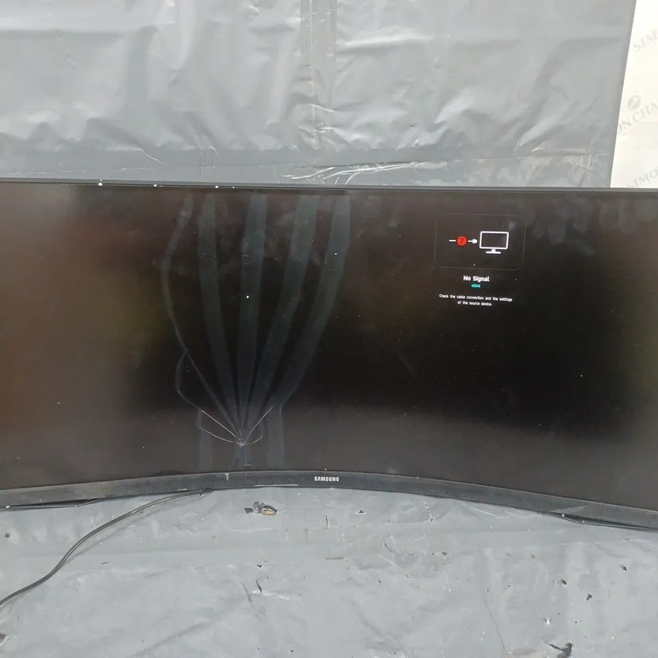 SAMSUNG C34G55TWWP CURVED COLOUR DISPLAY UNIT - COLLECTION ONLY
