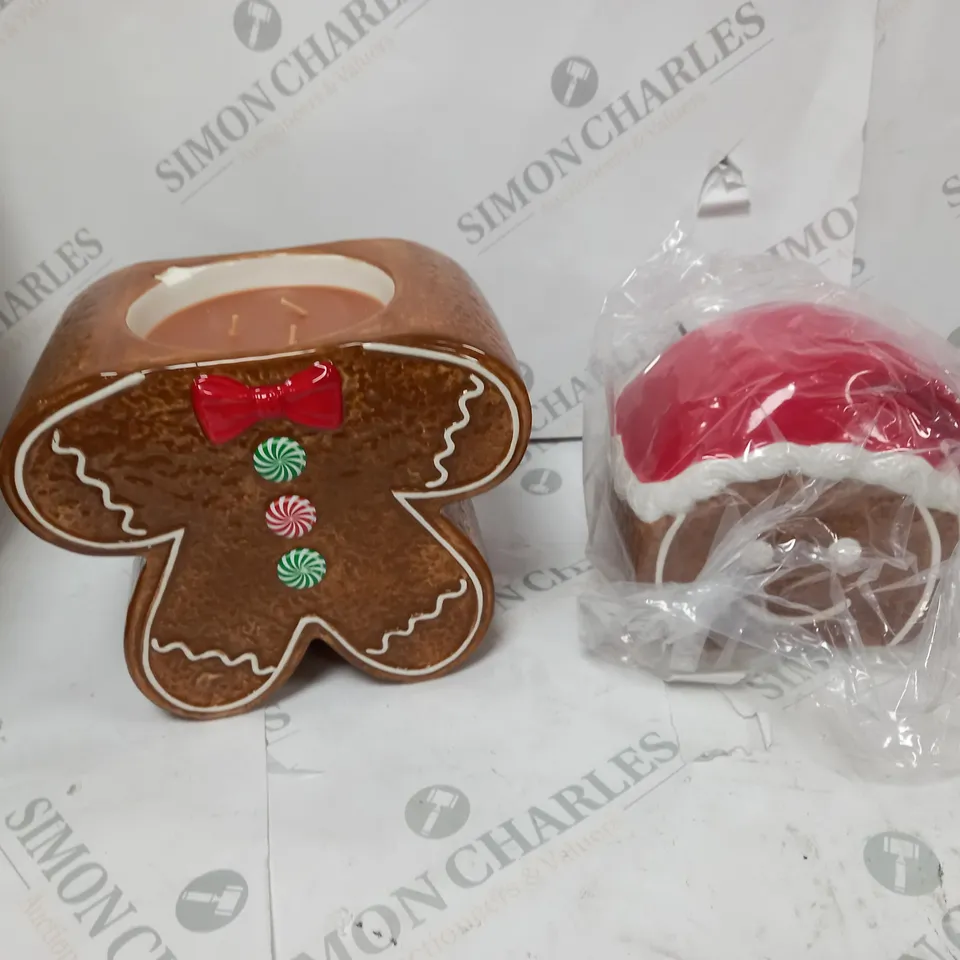 HOMEWORX BY HARRY SLATKIN & CO. CERAMIC GINGERBREAD MAN