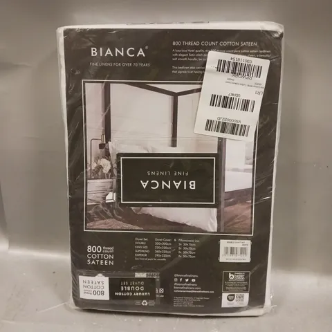 BIANCA LUXURY 800FC COTTON SATEEN DUVET DOUBLE