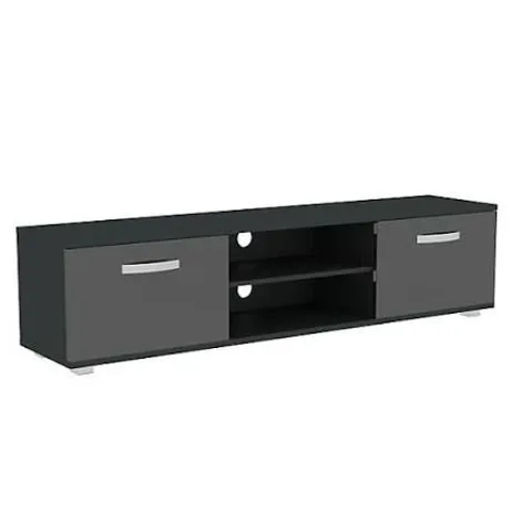 BOXED VIDA DESIGNS COSMO 2 DOOR LED TV UNIT - 160CM - BLACK