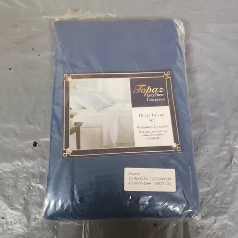 APPROXIMATELY 10 TOPAZ LUXE HOME COLLECTION DUVET COVER SETS - DOUBLE 