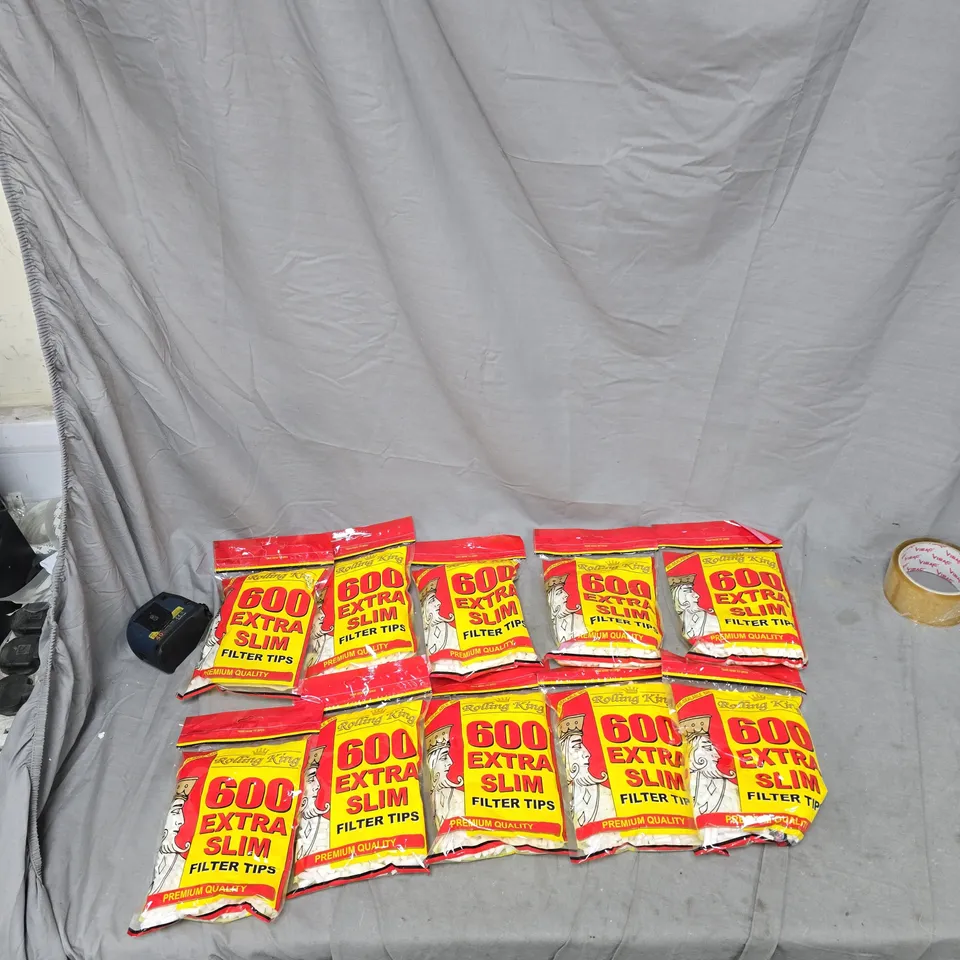 10X 600 EXTRA SLIM FILTER TIPS 