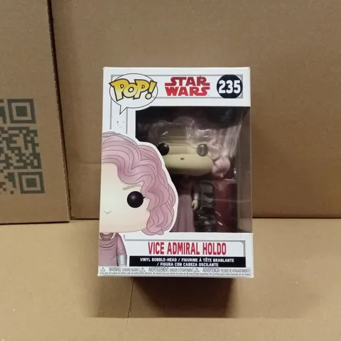 BOXED FUNKO POP STAR WARS 235 VICE ADMIRAL HOLDO