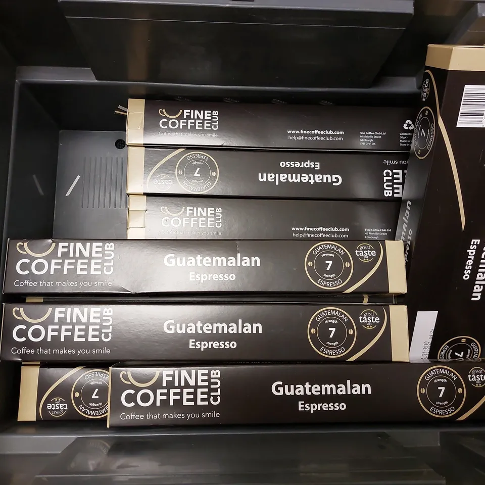 BOX OF APPROX 15 FINE COFFEE CLUB GUATEMALAN ESPRESSO PODS