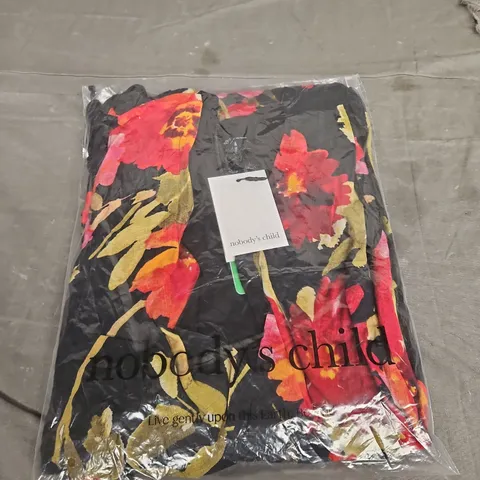 BAGGED NOBODYS CHILD LAYLA MIDI DRESS - SIZE 12