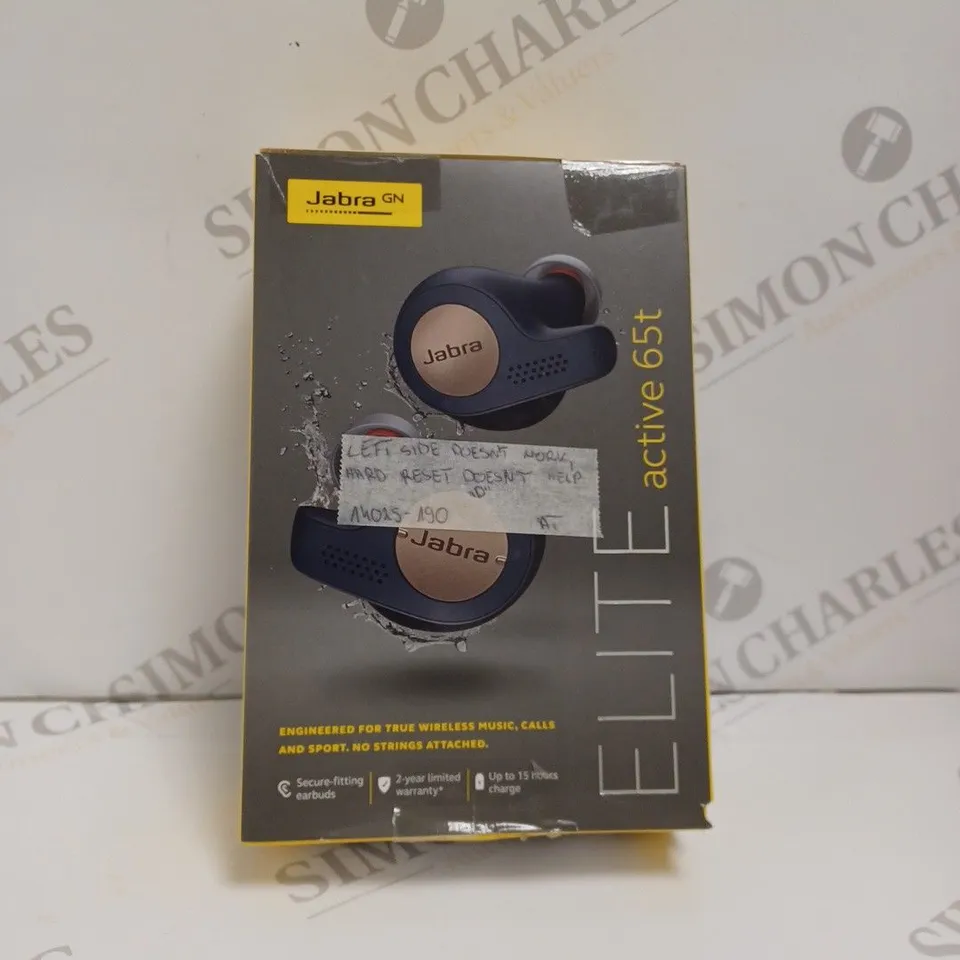 BOXED JABRA ELITE ACTIVE 65T EARBUDS