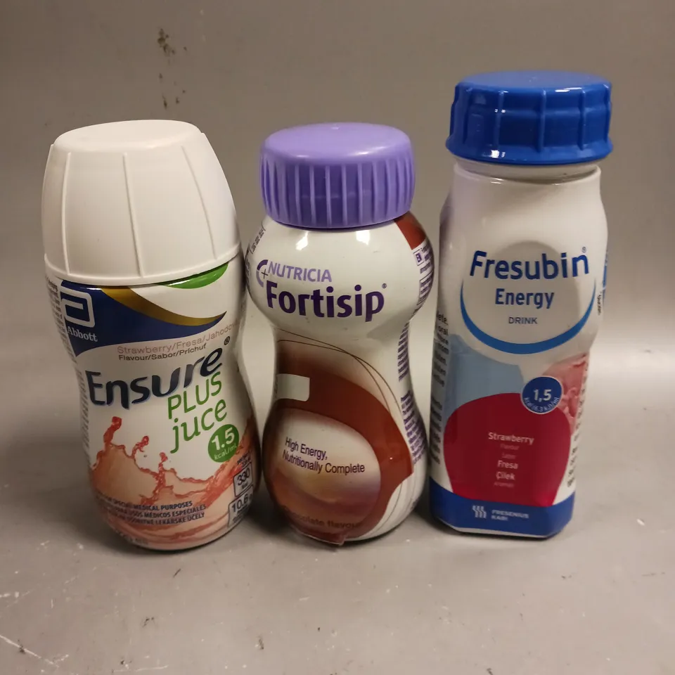 APPROXIMATELY 20 ASSORTED FOOD SUPPLEMENT DRINKS - COLLECTION ONLY 