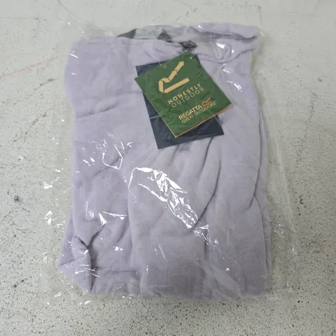 BAGGED REGATTA WOMEN`S SHIRT FRAYDA COWL NECK TOP IN LILAC FROST - UK 10