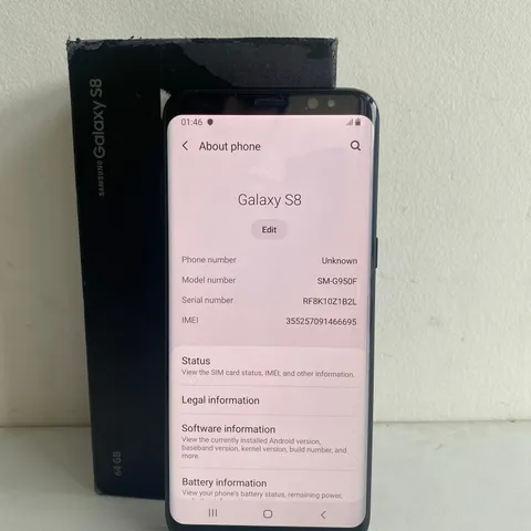 SAMSUNG S8 MOBILE PHONE 