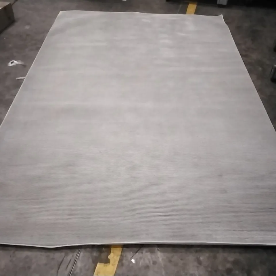 MACHINE WOVEN GREY INDOOR RUG APPROXIMATELY 200X300CM
