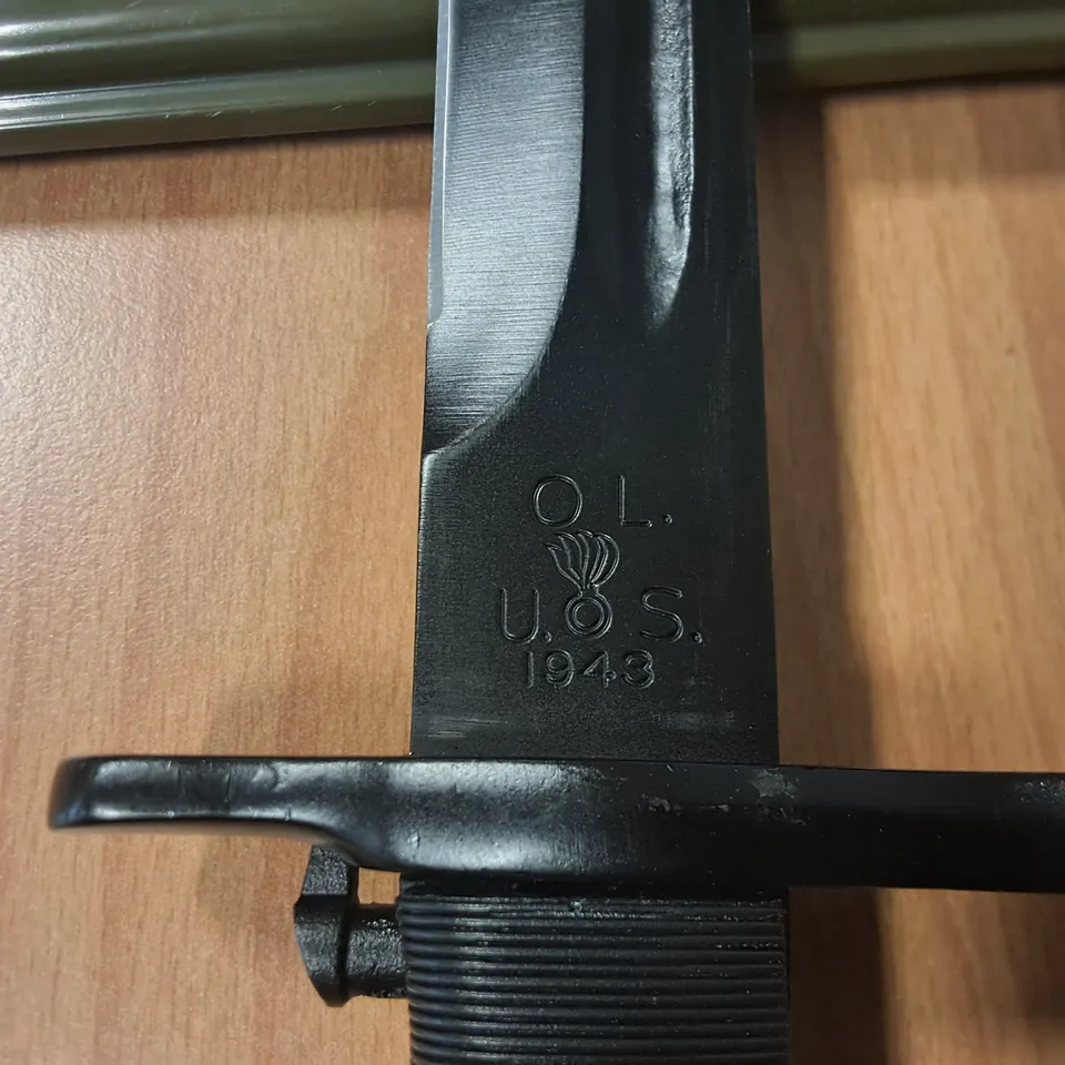OL. US 1943 BAYONET WITH SHEATH