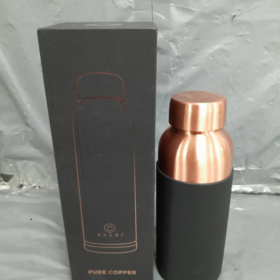 BOXED PAANI - COPPER BOTTLE BLACK - 700ML 