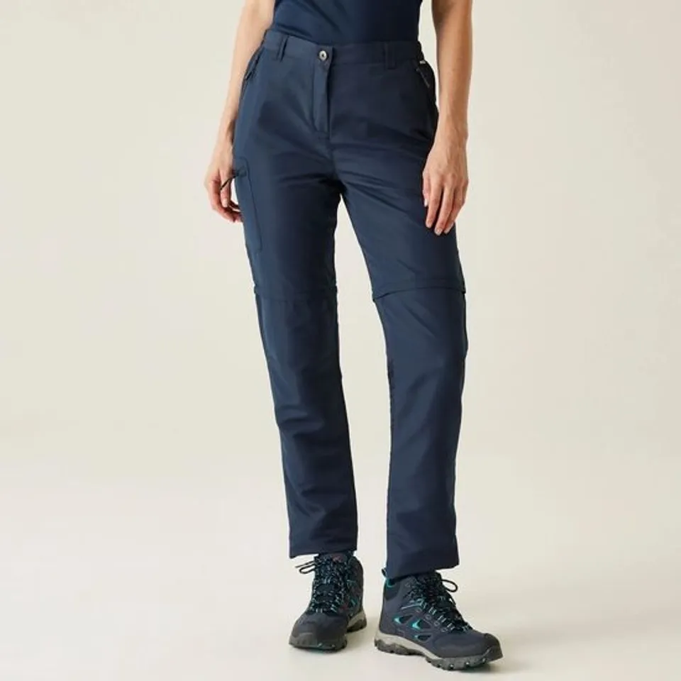 BRAND NEW REGATTA WOMENS CHASKA ZIP OFF TROUSERS NAVY UK 12
