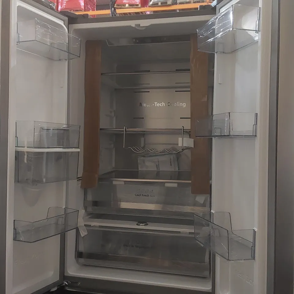 HISENSE PUREFLAT RF632N4WIF FRIDGE FREEZER - STAINLESS STEEL