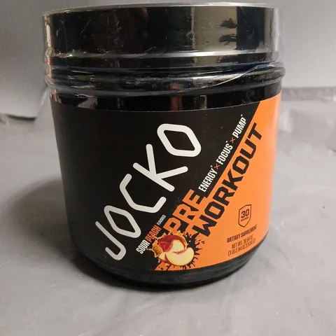 JOCKO SOUR PEACH PRE WORKOUT - 534G