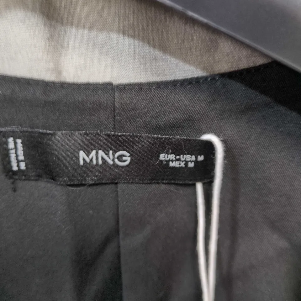 MNG BLACK SLEEVELESS DRAPED JUMPSUIT – SIZE M