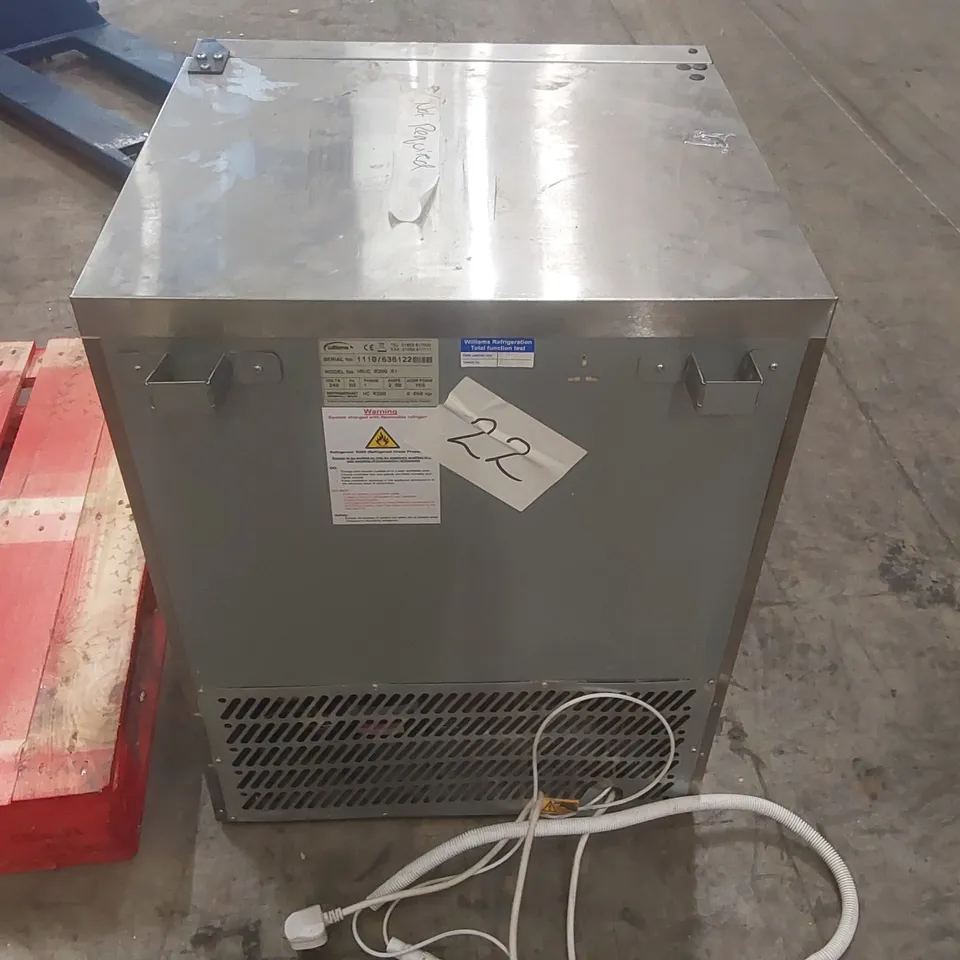 WILLIAMS H5UC R290 R1 COMMERCIAL UNDERCOUNTER REFRIGERATOR