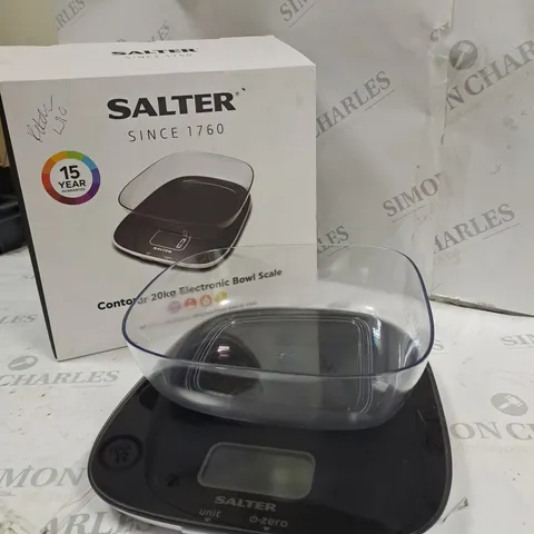 BOXED SALTER ELECTRONIC BOWL SCALE