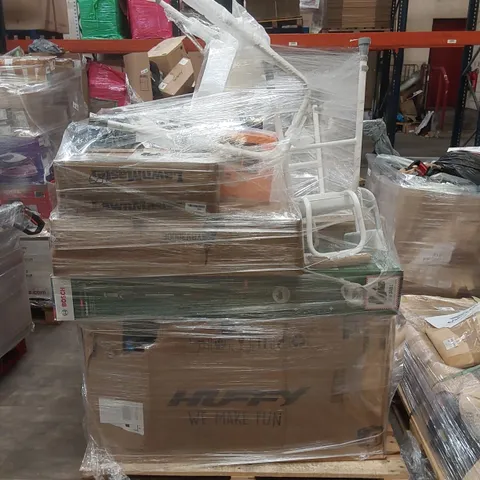PALLET OF APPROXIMATELY 16 UNPROCESSED RAW RETURN HOUSEHOLD AND ELECTRICAL GOODS TO INCLUDE;