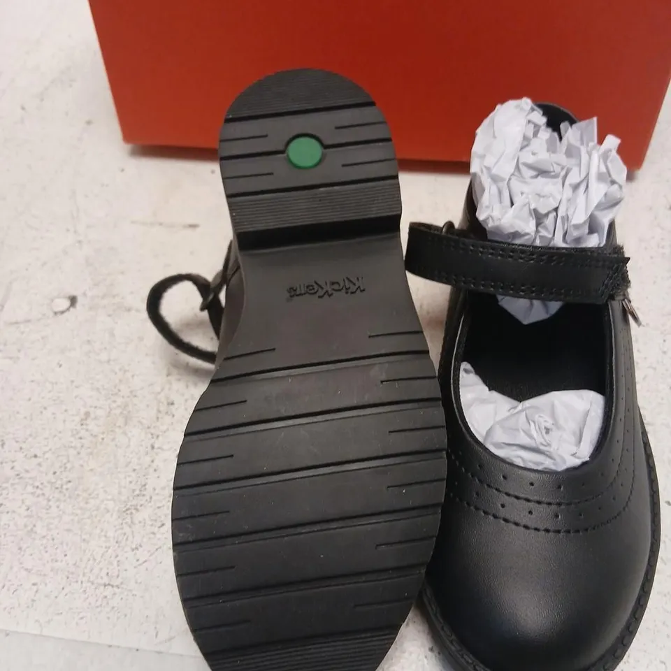KICKERS KIDS' BLACK MARY JANE SHOES – UK 11 (EU 29)