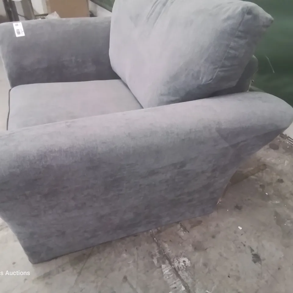 DESIGNER DURY EASY CHAIR GREY FABRIC