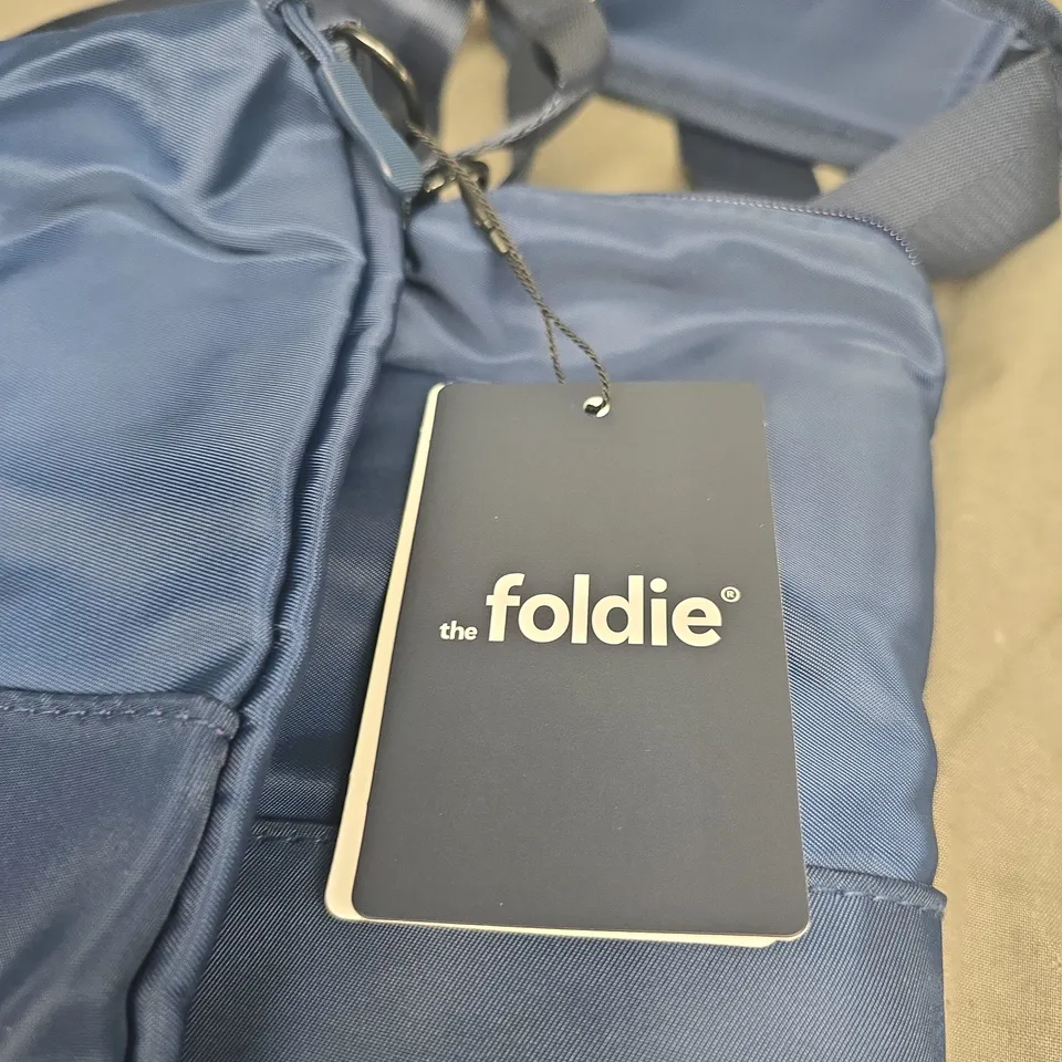 THE FOLDIE FOLDABLE BAG – BLUE COMPACT BAG